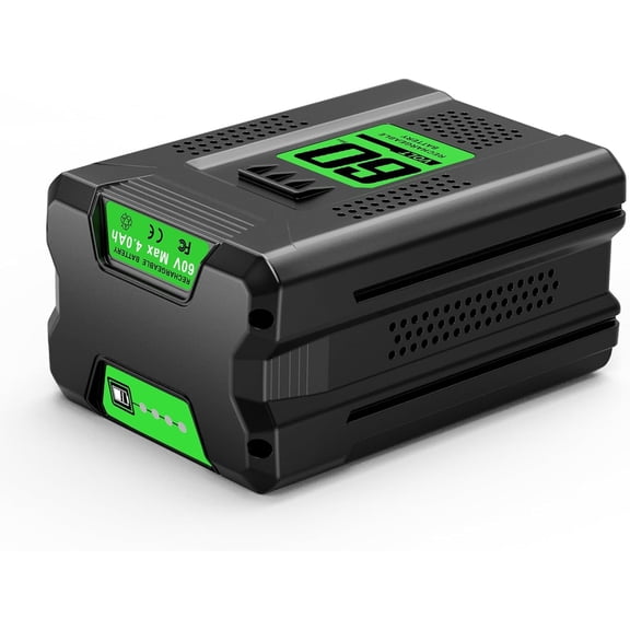 Replacement for Greenworks 60V Battery 4.0Ah,Compatible with Greenworks Pro 60v Batteries & 75  Power Tools LB60A03 LB60A02 LB602 LB6025 LB60A00