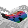 thumbnail image 2 of Uorisanigo ATV Waterproof Seat Covers Easy to Install Rainbow LGBT Pride Four Wheeler Seat Cover Heavy-Duty Breathable Fabric Cloth Dustproof Covers for ATV Seats, Easy to Install, 10x23 Inches, 2 of 7