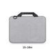 thumbnail image 2 of Bolsa para computadora portátil Sonducket Organizador electrónico Forro polar a prueba de golpes Gris 15-16 pulgadas, 2 of 6