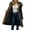 Black, variant on GEWSEY Women's Winter Thicken Puffer Coat Warm Jacket with Fur Removable Hood (Green, L)