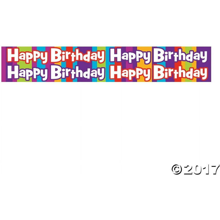 Happy Birthday Stripe Pencils