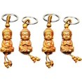 thumbnail image 1 of KAIYANG piezas de llavero de Buda, pequeños colgantes, figura de Buda, amuleto de la suerte, decoración de Buda tallada en 3D, 1 of 5