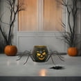 thumbnail image 5 of RBCKVXZ Iron Glass Candlestick Halloween Pumpkin Lights Black Candlestick Party Scene Arrangement Halloween Decoration Ornaments, 5 of 6
