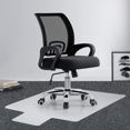 thumbnail image 2 of Clear Office Chair Mat 36” X 48” Floor Protection Mat Under Rolling Chairs with Lip for Hardwood  Tile Floor, 2 of 9