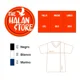 thumbnail image 3 of Playera Hombre Manga Corta Cuello V Xxl Xxg - Yazbek, 3 of 3
