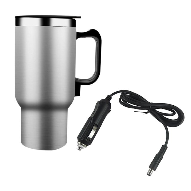 12V 480ml Car Electric Kettle Taza de Viaje Calentada para Negocios