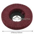 thumbnail image 6 of 5Pcs 4 Inch Nylon Fiber Flap Disc Polishing Grinding Wheel,Scouring Pad Buffing Wheel for Angle Grinder, 6 of 7