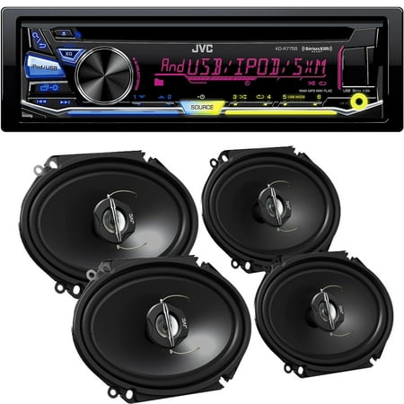 JVC KD-R775S CD with 6x8 CSJ6820 Speakers