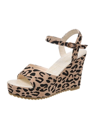 cheetah print wedges