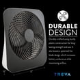thumbnail image 3 of Ventilador PORTÁTIL Treva de 25 cm con batería y adaptador AC 2 velocidades, 3 of 6