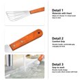 thumbnail image 3 of Toystoory Mango de espátula para freír Utensilios de cocina con fugas Antideslizante Acero inoxidable Alimentos fritos Cocina Colgando Parrilla flexible Cocina y Comedor 2 piezas Toystoory HA009892-02, 3 of 6