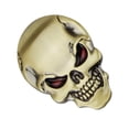 thumbnail image 3 of KAKOWELY Automotive Metal Skull Automotive Metal Skull Car Body Paste Personality Labeling Three-Dimensional Rear Sticker Decorative Paste Modification(Bronze), 3 of 4