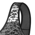 thumbnail image 4 of Hduncf Womens Plus Size Lace Embroidered Bra, Front Closure Wireless Bralette with U-Back Wide Straps, Thin Breathable Everyday Underwear Black 38, 4 of 5