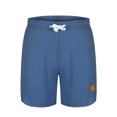 thumbnail image 4 of Inleife Men Casual Solid Summer With Pockets Drawstring Middle Waist Sport Short Pants, 4 of 6