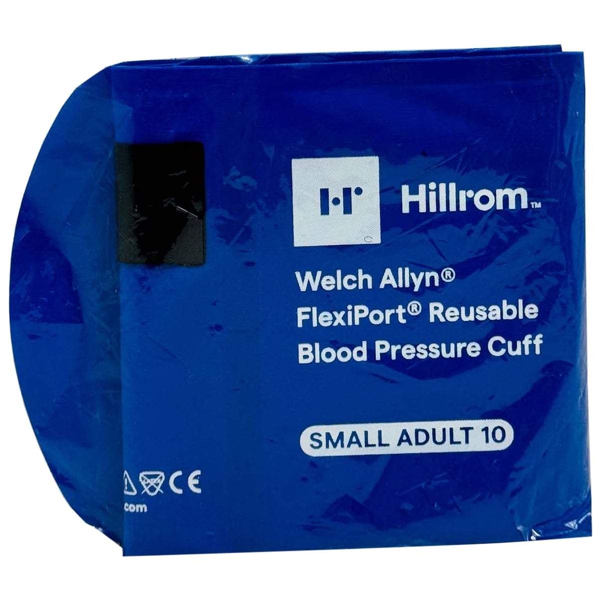 Welch Allyn REUSE-10-2SC FlexiPort Reusable Blood Pressure Cuff with Two-Tubes, Screw-Type Connector, Small Adult, Size 10