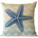 thumbnail image 4 of Fundas de almohada de playa, paquete de 4 fundas de almohada náuticas de lino y algodón, funda de cojín costera con tema marino, 18.0 x 18.0 in, 4 of 5