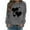 Gray, variant on Inverlee Valentine's Day Sweatshirts for Women Sweet Love Heart Graphic Sweatshirts Work Pullover Sweater Tops Crewneck Holiday Long Sleeve Tops for Women