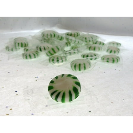 Spearmint Discs  Half Pound  Sweet Smiles Candy  8oz