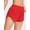 Red, variant on OVESPORT Women's Flowing Sports Shorts 2-in-1 Running Training Fitness Quick Drying Shorts With Padding (No Pockets)