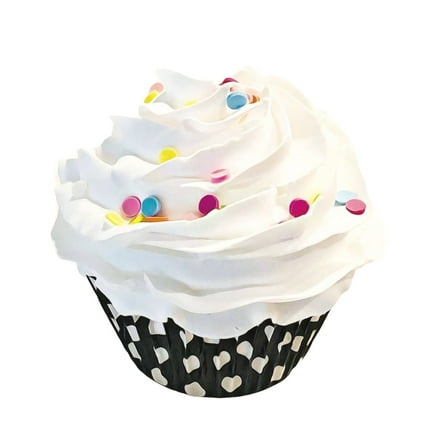 Birthday Cake White  Confetti Cupcake Faux Cupcake- fake home decoration prop Dezicakes