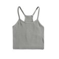 thumbnail image 2 of NTACZA Womens Tank Tops Summer Camisole Casual Cropped Round Neck Slim Sleeveless Going Out Tops, 2 of 6