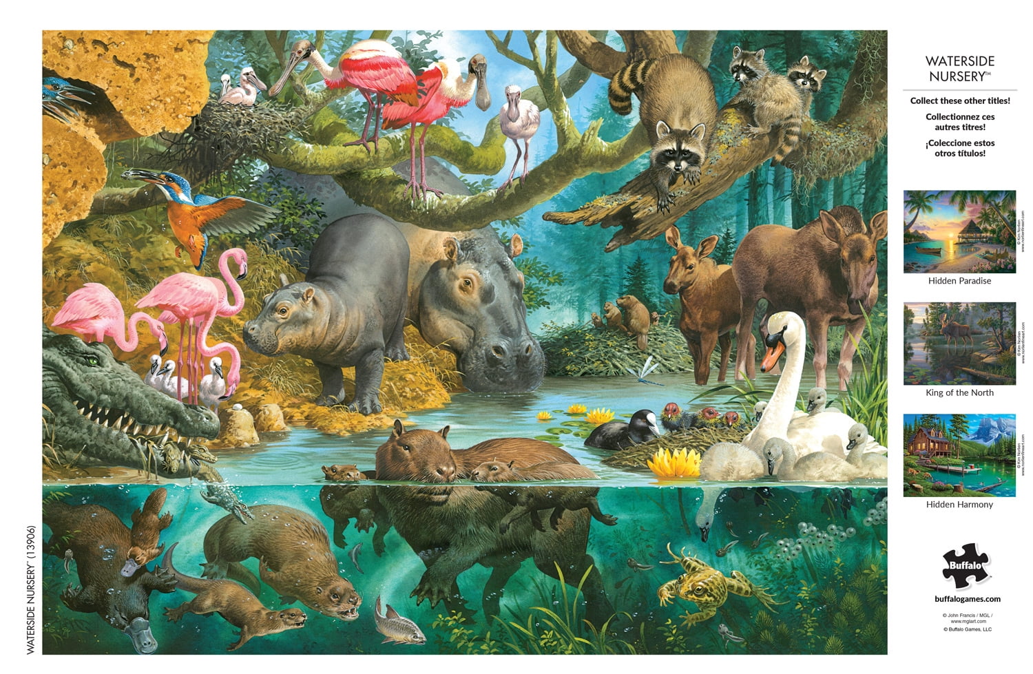Buffalo Games 1000-Piece Waterside Nursery Jigsaw Puzzle
