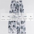 thumbnail image 4 of Yertdoel Pajama Pants Women Fashionable Print Thin Oversized Sleep Bottoms Elastic Waist with Bow Tie Daily Casual Comfy Soft Lounge Trousers, 4 of 6