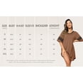 thumbnail image 7 of MINTREUS Women's Nightgown Short Sleeve Nightshirt V Neck Sleep Shirt Loose Loungewear Casual Sleepwear S-3X, 7 of 7