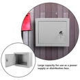 thumbnail image 4 of MOVTOTOP Aluminum Power Box for Home Silver Wall Mountable Rust Resistant 30x25cm, 4 of 7