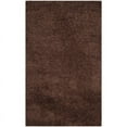 thumbnail image 4 of SAFAVIEH Laguna Neven Plush Solid Shag Area Rug, Brown, 6'7" x 6'7" Square, 4 of 8