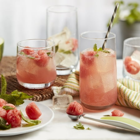 Libbey Clear Glass - Libbey Ascent 16-Piece Tumbler and Rocks Glass Set