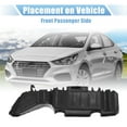thumbnail image 4 of 1Pcs Front Right Bumper Bracket for Hyundai Accent 2012-2017 86514-1R000 Plastic Black, 4 of 7