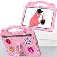 thumbnail image 5 of SaniMore Kids Case for Samsung Galaxy Tab S9/S8/S7 11.0 inch, EVA Shockproof Rotate Handle Folding Stand Cute Bear Cover for Boys Girls for Galaxy Tab S9 11" 2023 SM-X710/X716B/X718U (Pink), 5 of 8