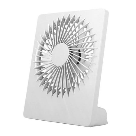 

Small USB Desk Fan Standing Silent Table Cooling Fan Strong Wind 6 Rechargeable 6 inch Personal Desktop Fan for Office