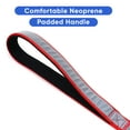 thumbnail image 6 of Pawtitas 6 FT Reflective Dog Leash Padded Handle - Red Leash for Medium and Large Dogs and Puppies., 6 of 8