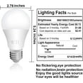 thumbnail image 5 of 3 Way LED Light Bulbs 50 100 150W, Three Way 3000K Soft Light 6W/14W/20W A21 E26 Base LED Bulb for Desk, Floor,Table Lamps, Dimmable, No Flicker, 2 Pack, 5 of 7
