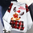 thumbnail image 5 of Sudaderas Con Capucha de Navidad Para Mujer, Estampado Gráfico A Cuadros, Moda Informal, Jersey de Manga Larga, Tops, Camisa, Blusa Odeerbi ODB203489, 5 of 5