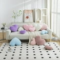 thumbnail image 2 of MODANU Heart Pillow Love Heart Shaped Throw Pillows, White Small Pillow for Bed Livingroom Home Decor, Cute Heart Plush Cushion for Couch Bed Girls Women Valentine's Day Gift, 2 of 6