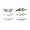 thumbnail image 1 of keepw 6 Pieces Wind Coat Clasp Portable Polished Electroplated Rhinestone Fashionable Cape Cardigan Cloak Fastener Clip, 1 of 6