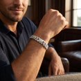 thumbnail image 6 of Pompeii Men's Cuban 14k Gold (84gram) or Platinum (159gram) 14mm Link Bracelet 8.5" (,), 6 of 6