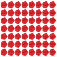 thumbnail image 3 of Craft Embellishments 100 Pcs Embroidered Ornament DIY Accessories Red Color 0.9x2.1cm for Fashion Design, 3 of 3