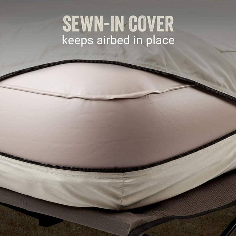 Coleman Camping Cot Air Mattress Combo with Battery Pump Side