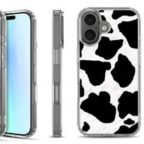 For iPhone 17 Shockproof Protective Phone Case, by OneToughShield - Cow Skin Design