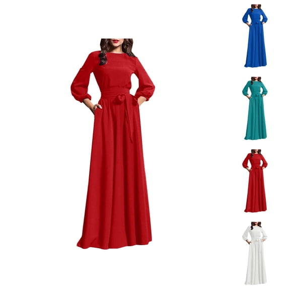 Evening Dresses for Women Prom Dress Ladies Bohemian Retro Sleeve Casual Dress formal Dress Casual Dress