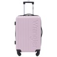 thumbnail image 2 of Wrangler San Antonio 3pc Expandable Rolling Luggage Set w/ 20in Rolling Carry-on and 2 Packing Cubes, Lilac, 2 of 7