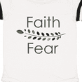 thumbnail image 3 of Inktastic Faith Over Fear with Laurels Gift Baby Boy or Baby Girl Bodysuit, 3 of 4