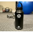 thumbnail image 3 of Enthusiast Gear Wide Mouth Water Bottle - 32 oz Stainless Steel, Vacuum Insulated, Reusable Water Bottle with Flex Handle, 3 of 5