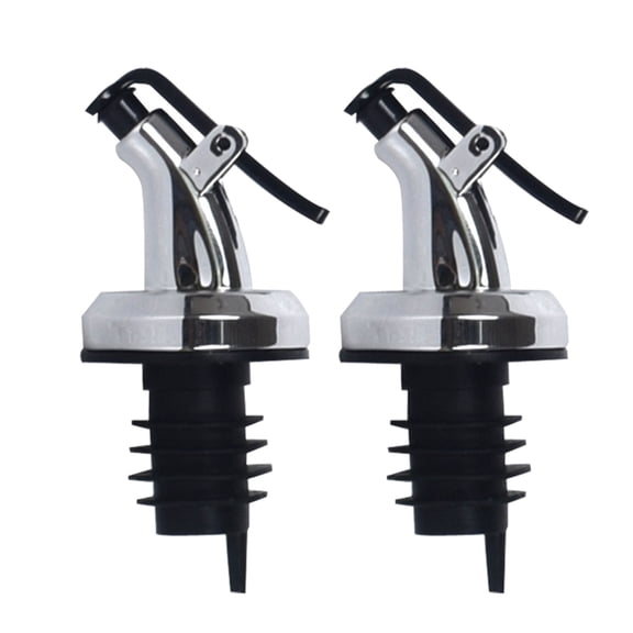 2Pcs Olive Oil Sauce Vinegar Bottle Cap Stopper Dispenser Pourer Kitchen Tool