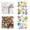 B, variant on Homesteed 6pc 20*30 Reusable Easter Window Clings Easter Decorations for Home Bunny Egg Stickers Glass Decals Spring Holiday Party Decor