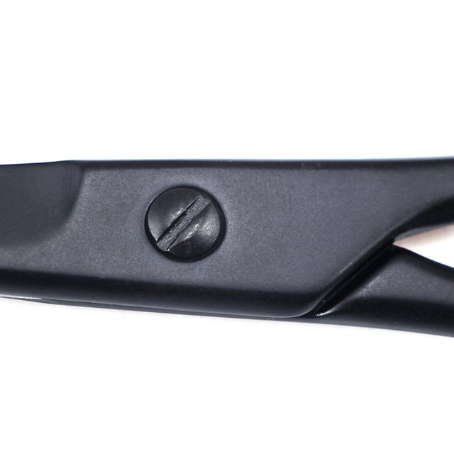 Ceja Cuerpo Tijeras de acero inoxidable facial Negro shamjiam Tijeras para el pelo
